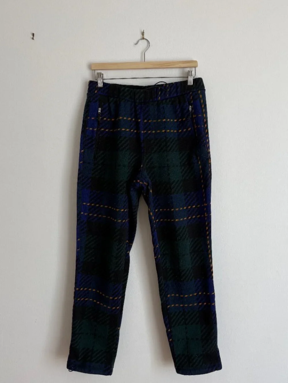 [Top & Pants Set] The North Face Men’s Fleece Plaid Print Gordon Lyons Jacket